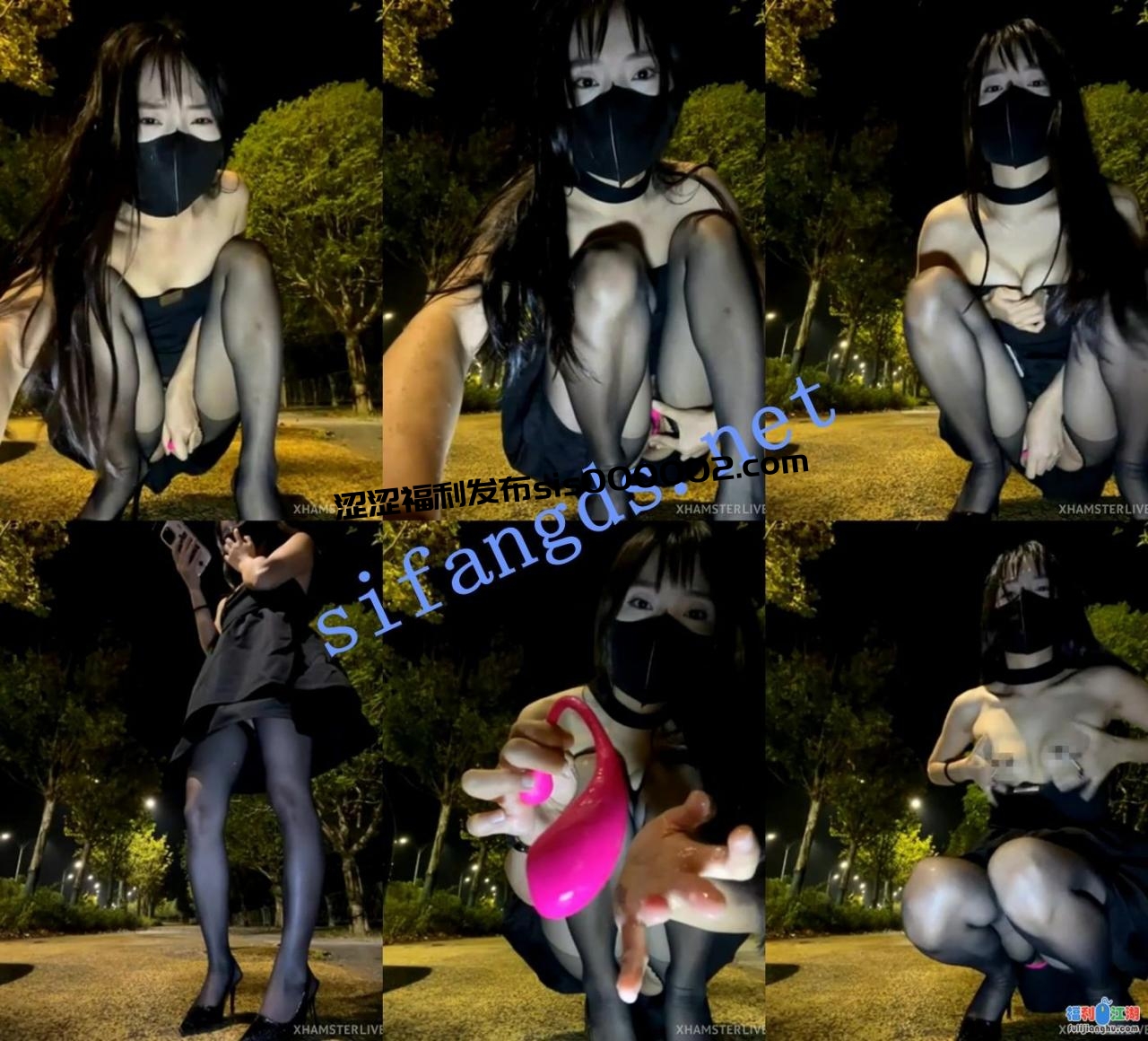 灬野外刺激！【xiaolin】户外马路黑丝开档大胆裸露~跳蛋自慰【4.02G】